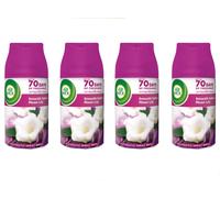 Air Wick Freshmatic Refills - 250ml (4-Pack) | Smooth Satin & Moon Lily Scent