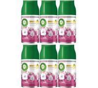Air Wick Freshmatic Refills - 250ml (6-Pack) | Smooth Satin & Moon Lily Scent | Automatic Air Freshene