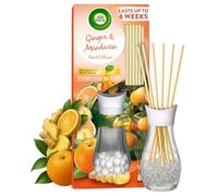 Air Wick Ginger Mandarin Reed Diffuser 42ml, Natural Essential Oils, Long-Lasting Eco-Friendly Aromatherapy, Sustainable Citrus Fragrance, Recyclable, Home Kitchen, Lasts up to 6 weeks