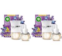 Air Wick Lavender Meadow & Bluebells Advanced Electrical Plug-In Kit 19ml, Lasts for up to 100 days, Air Freshener (Pack of 2)