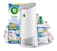 Air Wick Linen & White Orchid Aerosol-Free Automatic Spray Kit, Lasts up to 70 Days, Air Freshener