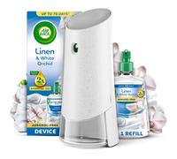 Air Wick Linen White Orchid AerosolFree Automatic Spray Kit Lasts up to 70 Days Air Freshener