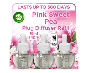 Air Wick Liquid Electrical Triple Refill Pink Sweet Pea 3 x 19ml