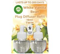 Air Wick Liquid Electrical Twin Refill EO White Vanilla Bean,Pack 2 x 19 ml (Packing May Vary)