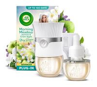 Air Wick Morning Meadow Advanced Electrical Plug-in Kit 19ml, Lasts for up to 100 Days, Air Freshener