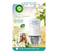 Air Wick Morning Meadow Scented Oil Plug In Diffuser 19ml - Long Lasting Air Freshener Refill, Electrical Fragrance Diffuser, Up to 100 Days of Scent, Fresh Floral Fragrance