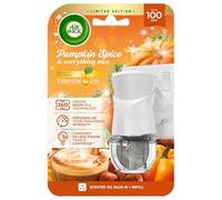 Air Wick Plug in Diffuser Kit, Pumpkin Spice & Everything Nice, 1 Device & 1 Refill (19ml), Long Lasting Fragrance, Lasts up to 100 days, Plug in Air freshener