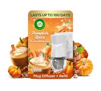Air Wick Pumpkin Spice & Everything Nice|Electrical Plug in Kit Gadget and Refill | 1 x 19ml | Infused with Natural Essential Oils