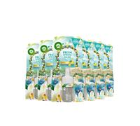 Air Wick Plug in Diffuser Refill, Fresh Spring Oasis, Pack 6 x 19ml, Long Lasting Fragrance, Lasts up to 600 Days, Plug in Air freshener