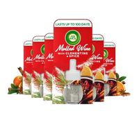 Air Wick Plug in Diffuser Refill, Mulled Wine, Pack 6 x 19ml, Long Lasting Fragrance, Lasts up to 600 Days, Plug in Air freshener