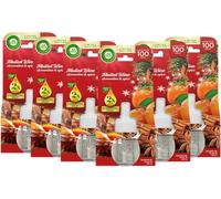 Air Wick Plug in Diffuser Refill, Mulled Wine, Pack 6 x 19ml, Long Lasting Fragrance, Lasts up to 600 Days, Plug in Air freshener