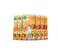 Air Wick Plug in Diffuser Refill, Pumpkin & Winter Spice, Pack 6 x 19 ml, Long Lasting Fragrance, Lasts up to 600 Days, Plug in Air freshener