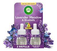 Airwick Plug-in Diffuser Twin Refill Purple Lavender Meadow, Long-lasting, 2 x 19ml (Up to 200 days)