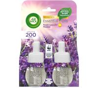 Air Wick Plug in Diffuser Twin Refill, Purple Lavender Meadow, Pack 2 x 19ml, Long Lasting Fragrance, Lasts up to 200 days, Plug in Air freshener