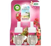 Airwick Life Beach Bliss Scented Oils Plug In Twin Refill, Pink