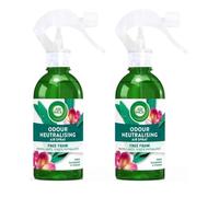 Air Wick Premium Air Freshener Spray, Rainy Eucalyptus & Freesia, 2 Pack | Air freshener spray that neutralises household odours; no wet spray, acts in seconds; fine dry mist for any room, 2 x 237ml