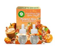 Air Wick Pumpkin Spice & Everything Nice | Electrical Plug-in Twin Refill |2 x 19ml |Pack of 1 | Infused with Natural Essential Oils