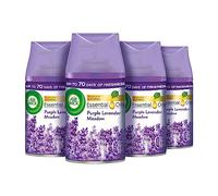 AirWick Air Freshener Freshmatic Autospray Refill, Purple Lavender Meadow, Multipack of 4 x 70 days, Lasts Total Up to 280 days