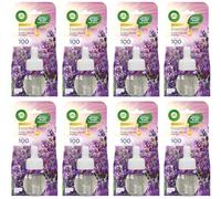 Air Wick |Purple Lavender Meadow |Plug in Air Freshener Refill |19ml| Pack of 8