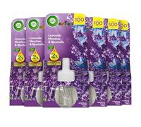 Air Wick |Purple Lavender Meadow |Plug In Electrical Air Freshener Refills| 19ml |Pack of 6 |Lasts up to 600 days