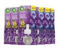 Air Wick |Purple Lavender Meadow |Plug In Electrical Air Freshener Refills| 19ml |Pack of 6 |Lasts up to 600 days