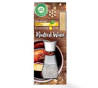 Air Wick Reed Diffuser Air Freshener with Essential Oils, Mulled Wine Scent, 30 ml (Pack of 1)