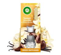 Air Wick Reed Diffuser Multipack, Sweet Vanilla and Shea Butter 25 ml, 6 Weeks of Long-Lasting Freshness, Elegant Home Decor, Neutralizes Odors, Enhances Room Ambiance