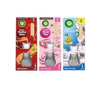Air Wick Reeds Diffusers 42ml x3 Variety Pack | Warm Mulled Wine, Cosy Rose Tea, Linen & White Orchid