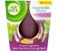 Air Wick Scented Candle Blackberry Pack of 6x105g
