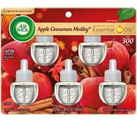 Air Wick Scented Oil 5 Refills, Apple Cinnamon Medley, Each 0.67 fl. oz. by Air Wick