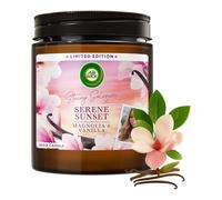 Air Wick Serene Sunset Candle 205g, Natural Essential Oils, Global Fragrance Collection, Relaxation & Ambiance, Luxury Aromatherapy, Exotic Premium Home Scent