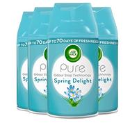 Air Wick Automatic Air Freshener Freshmatic Spray Refills, Spring Delight, Pack 4 x 250ml, Natural Essential Oils, Last up to 280 days, Air freshener