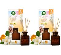 Air Wick Stacey Solomon Garden Glow 80ml Reed Diffuser, Natural Essential Oils, 6 weeks of Long-Lasting Fragrance, Eco-Friendly, Recyclable, Sustainable Fragrance, Aromatic Decor, Freshener.
