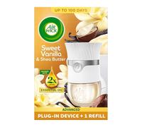 Air Wick Sweet Vanilla & Shea Butter Advanced Electrical Plug-in Kit 19ml, Lasts for up to 100 Days, Air Freshener