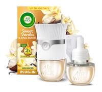 Air Wick Sweet Vanilla & Shea Butter Advanced Electrical Plug-in Kit 19ml, Lasts for up to 100 Days, Air Freshener