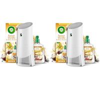 Air Wick Sweet Vanilla & Shea Butter Aerosol-Free Automatic Spray Kit, Lasts up to 70 Days, Air Freshener (Pack of 2)