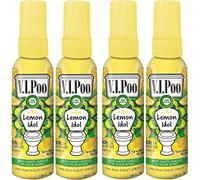 Air Wick, V.I.Poo, Lemon Idol,Pre-Poo Toilet Spray, 55 ml,Pack of 4