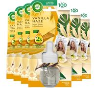 Air Wick Vanilla Haze Electrical Plug In Single Refill 19ml x 6 Pack - Lasts up to 100 days Air Freshener
