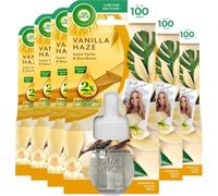 Air Wick | Vanilla Haze |Plug In Electrical Air Freshener Refills| 19ml |Pack of 6 |Lasts up to 600 days