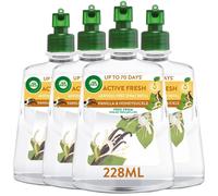 Air Wick Vanilla & Honeysuckle Aerosol-Free Automatic Spray Refill 228ml x 4 pack