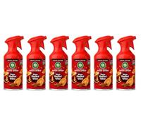 Air Wick Warm Mulled Wine Pure Aerosol 250ml | 6 pack | Enjoy the fragrance without leaving any wet residue, Infused with Natural Essential Oils