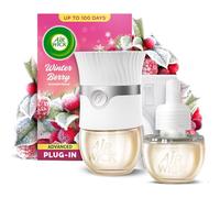 Air Wick Winter Berry Wonderland Advanced Electrical Plug-In Kit, 19ml, Lasts for up to 100 days