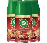 Air Wick Winter Fragrances | Freshmatic Max Refills | Filled with Natural Essential Oils (Glowy Wine) - 3 Units