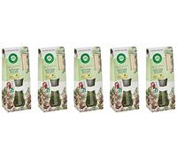 Air Wick, Winter Walks Fresh Pine, Reed Diffuser Air Freshener (Pack of 5 x 33ml)