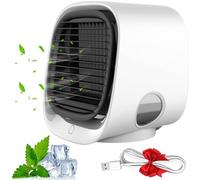 Aira Breeze Air Conditioner, Airabreeze, Aira Breeze Air Cooler, Table Fan with Water Cooling, USB Powered Air Conditioner, Fun for Family, Travel (White)