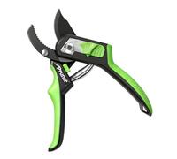AIRAJ 21cm Anvil Garden Secateurs | Gardening Scissors with Comfort Handle and Safety Lock | Pruning Shears with Sk5 Steel Blade | Hand Pruner for Professional Pruning