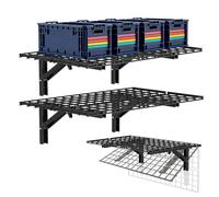 AIRAJ 2x3FT Wall Mounted Garage Shelves,Foldable,2 Pack