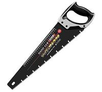 AIRAJ 450MM Hand Saw, 8TPI Fine Cutting Heavy Duty Pruning Saw, Unique Ω Type Chip Flutes, Comfortable Non-Slip Handle, Professional Pruning Saw for Garden Trimming