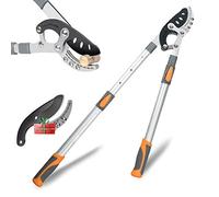 AIRAJ 70-103 cm Telescopic Branch Cutter, Sharp SK-5 Steel Blade, Can Cut Heavy Duty Branches and Hedges Over 5 cm (with Spare Blades)