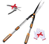 AIRAJ 750-880mm Telescopic Hedge Shears,Lightweight and Labor-Saving Garden Shears for Grass,Manual Garden Pruning Tools,Suitable for Home,Garden and Greening Long Handled Gardening Shears